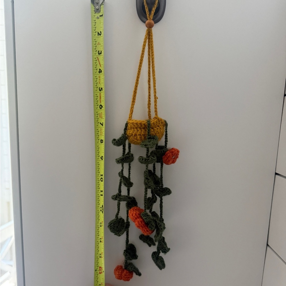 Crochet Plant Hanger with pumpkins 🎃 - Picture 6 of 6